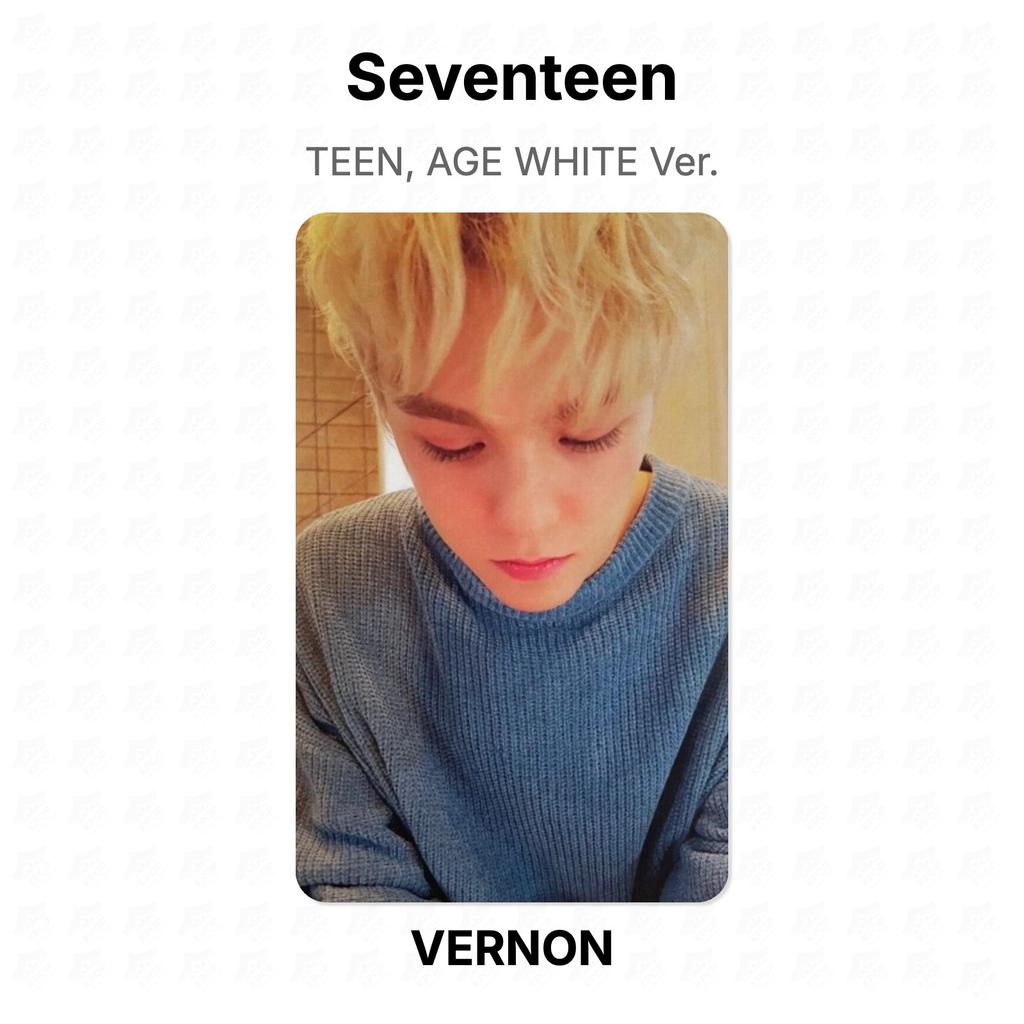 Seventeen ПОДРОСТОК, ВОЗРАСТ БЕЛЫЙ Вариант. Официальная фотокарта