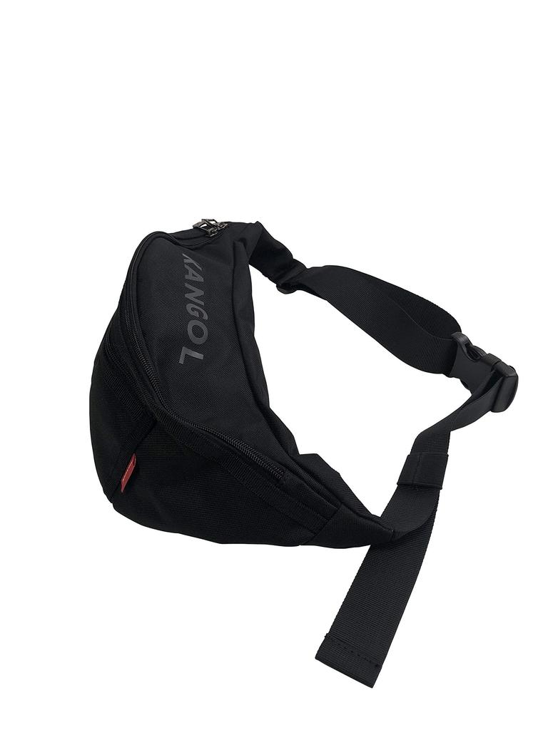 Поясная сумка поясная сумка кроссбоди унисекс [Kangol] (ЧЕРНЫЙ×ЧЕРНЫЙ)