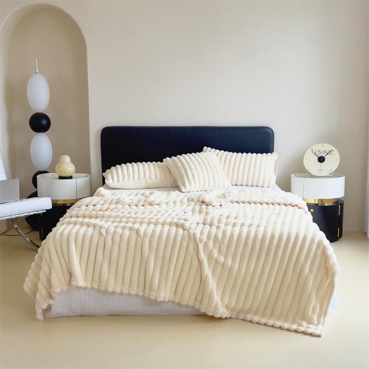 Rabbit Plush Multi-Functional Sofa/Car Blanket