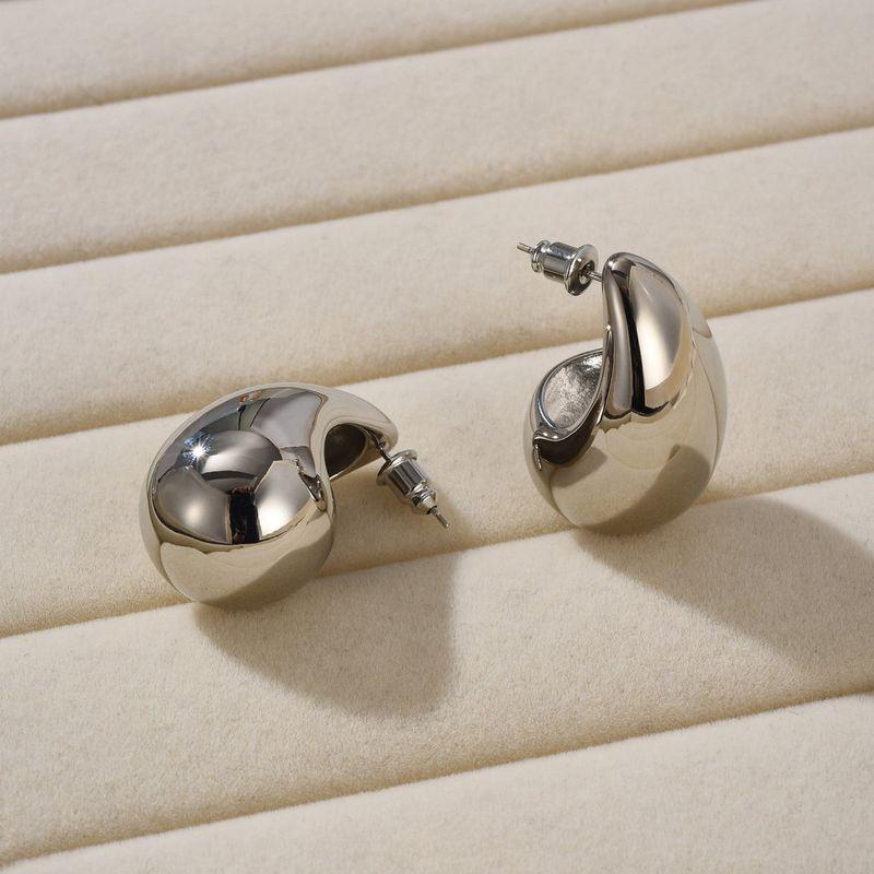 Cold Style Metal Women's Hollow European and American Fancy Water Drops