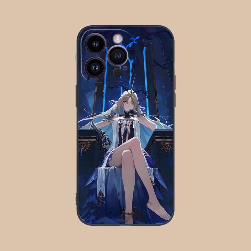 Чехол для телефона Wuthering Waves Fleurdelys для iPhone 17 16 15 14 13 12 11 X XR XS 8 7 Pro Max Plus Mini Цветной Защитный Смартфон