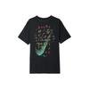 Nike Мужская футболка с круглым вырезом с логотипом Alphabet, черные FD0073-010
