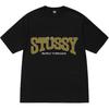 Stussy Пигментированная футболка Burly Threads 1905027