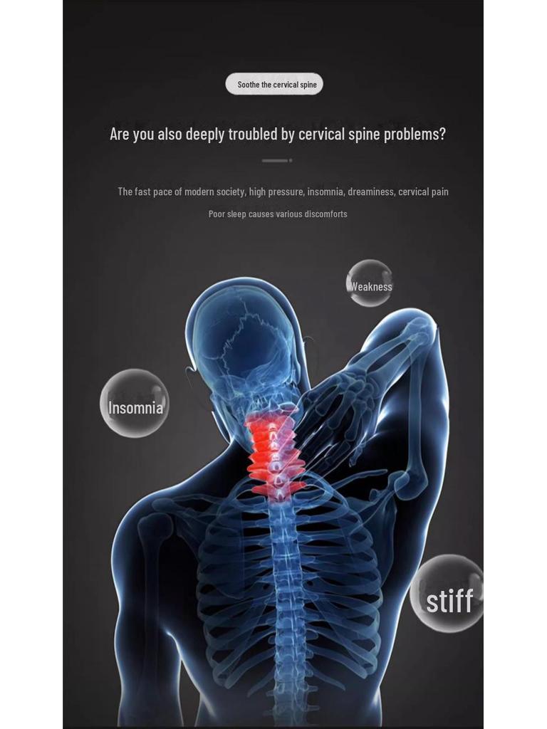 Подушка для поддержки шеи из латекса Space Capsule для общежития, дома или отеля — доступна по отдельности или в паре.