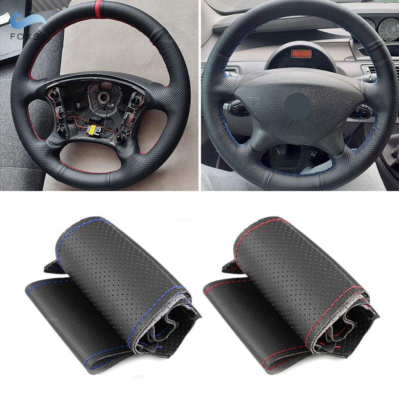 Оплетка на автомобильном руле для Citroen C5 2001-2006 Xsara Picasso Berlingo Peugeot Partner 2003-2008 кожаный чехол