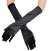 Womens Satin Long Gloves Opera Wedding Bridal Evening Party Prom Gloves