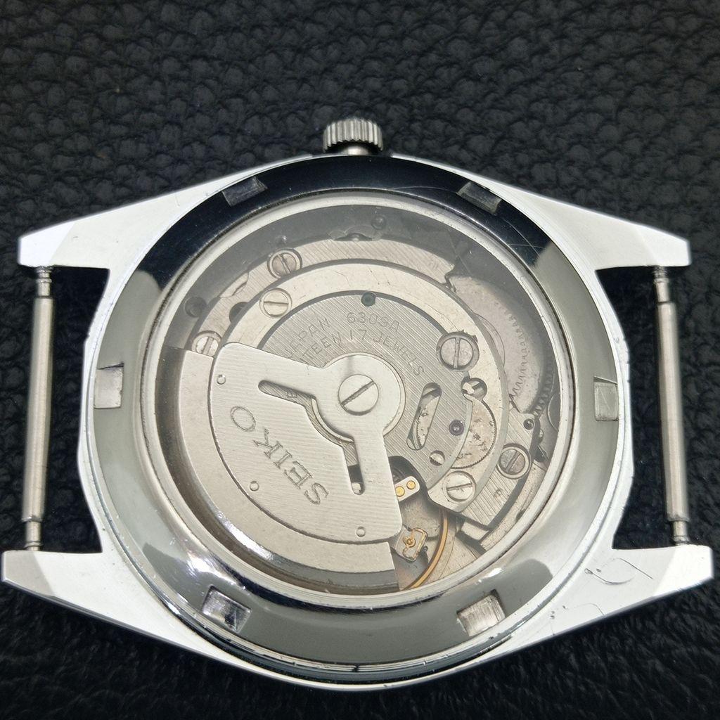 ВИНТАЖНЫЕ ОТРЕМОНТИРОВАННЫЕ МУЖСКИЕ ЧАСЫ SEIKO 5 АВТОМАТИЧЕСКИЕ 6309A ЯПОНИЯ ЧЕРНЫЕ a442458-1