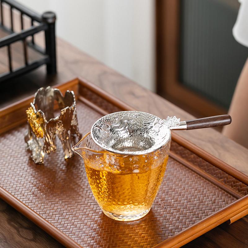 Металлическая сетка для чая, фильтр из нержавеющей стали, сито, чайная посуда, кружевные заварочные устройства для чая