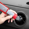 Car Air Vent Brush Double Head Brushes Conditioner Grille Duster Wipes Auto Detailing Cleaner Car Interior Cleaning Kit