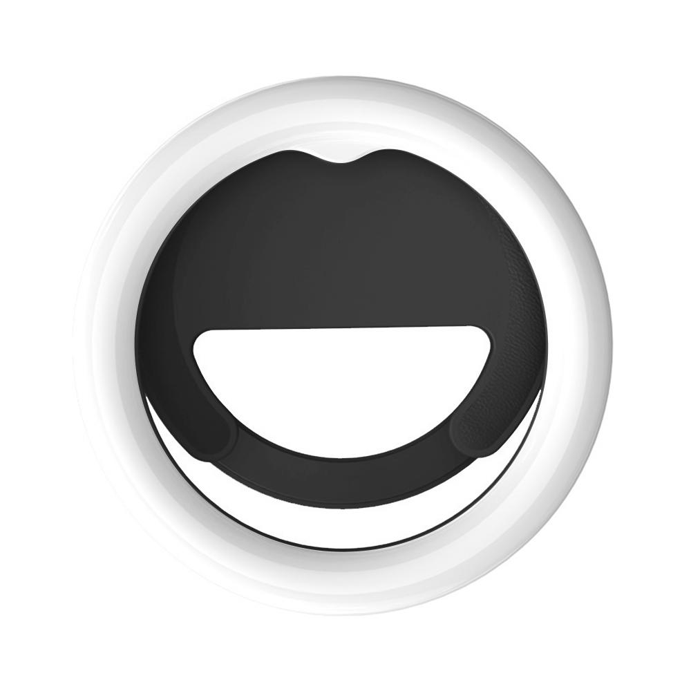 Кольцевая подсветка для телефона 10 см/4 дюйма, 2 Вт, двухцветная подсветка для селфи, клипса для телефона, цвет 3000–7000 К