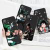 Черный чехол аниме My Hero Academy для Vivo Y15 Y11 Y72 5G V20 S1 Y70 Y20 Y31 Y19 Y17 V21 Y81 Y53 V17 Y1S Y50 Funda Bag