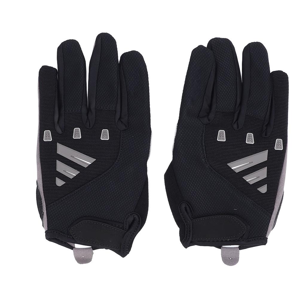 Велоперчатки с полными пальцами, сенсорные, амортизирующие, эластичные, противоскользящие, для улицы, с полными пальцами