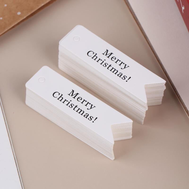 100 шт. Декоративные рождественские подвесные бирки; Идеально для персонализации праздничных подарков