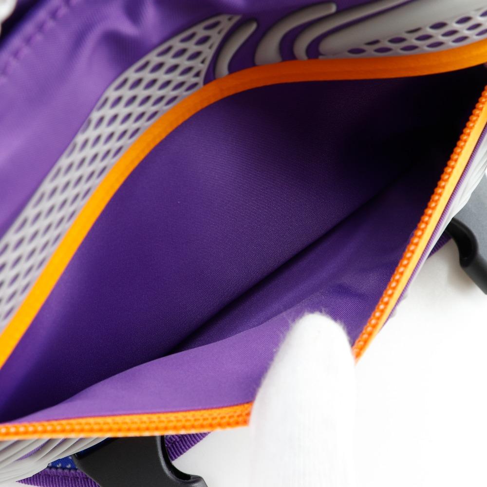 GUCCI GG small bag Backpack Daypack 752100 2WAY waist bag Blue / purple Nylon unisex Used