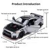 1:Масштаб 32 Модель Спортивного Автомобиля Nissan GT-R Nisom Игрушка Открывающийся Капот Металлический Литой Музыка Свет Модели Транспортных Средств Игрушки Изысканные Подарки