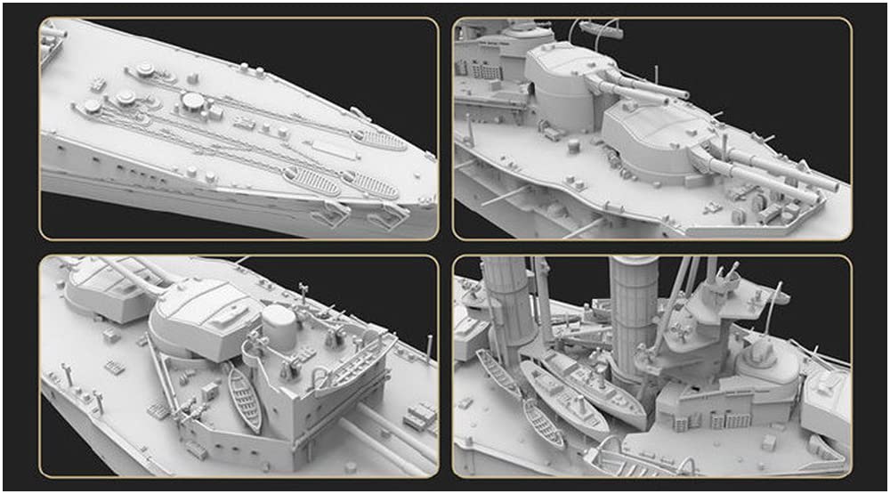 Flyhawk Models Королевский флот HMS Iron Duke 1914 Делюкс издание Пластиковая модель FLYFH1312S 1/700