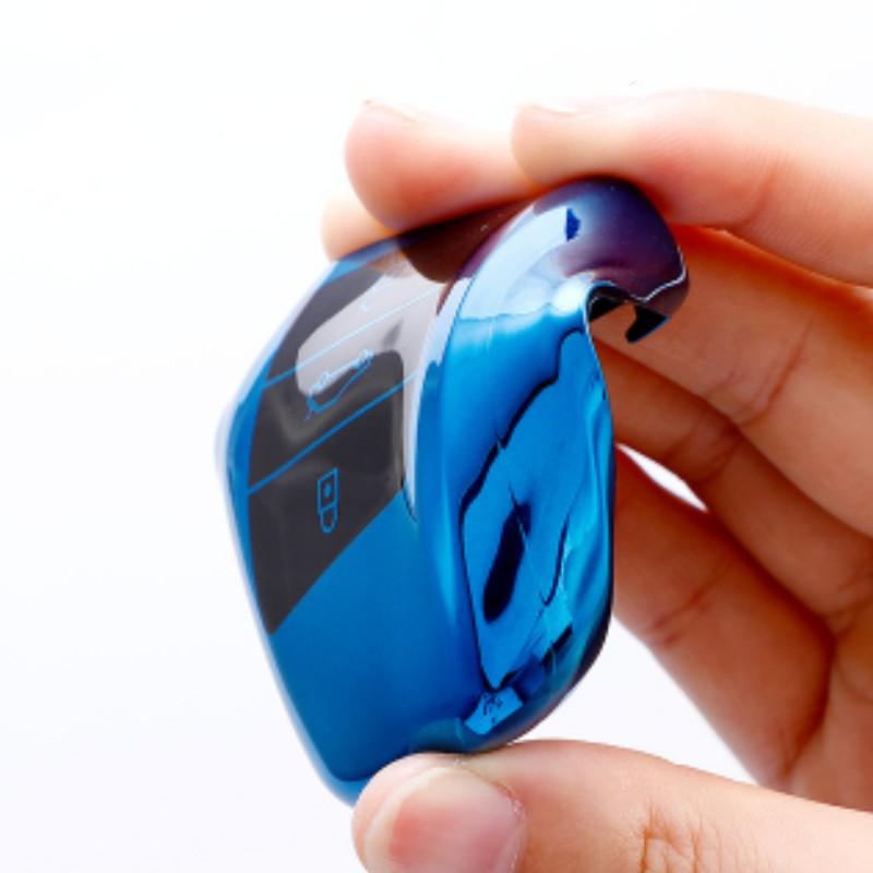 Модный чехол для дистанционного ключа из ТПУ для Volkswagen VW Magotan Passat B8 Golf для Skoda Superb A7 Kodiaq, защитные аксессуары