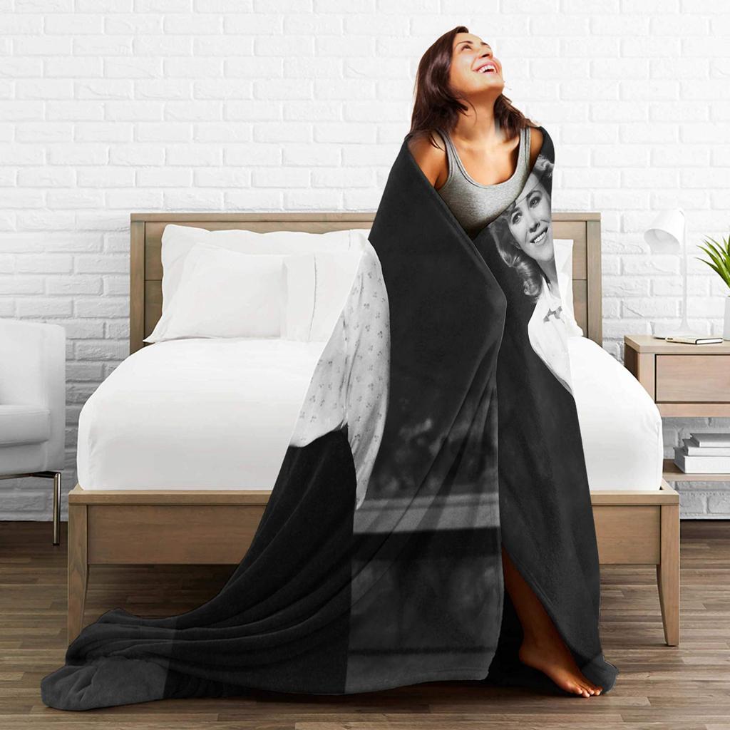 Catherine O'Hara RIP Blanket Multiple Sizes Cozy and Lightweight 80s 90s Actor Throw Blankets for Couch Sofa and Bed