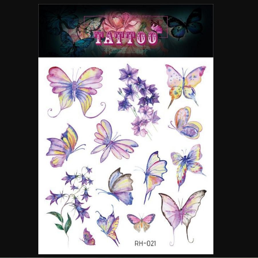 Новая водонепроницаемая 3d татуировка бабочки с макияжем, милые татуировки, модные татуировки, наклейки