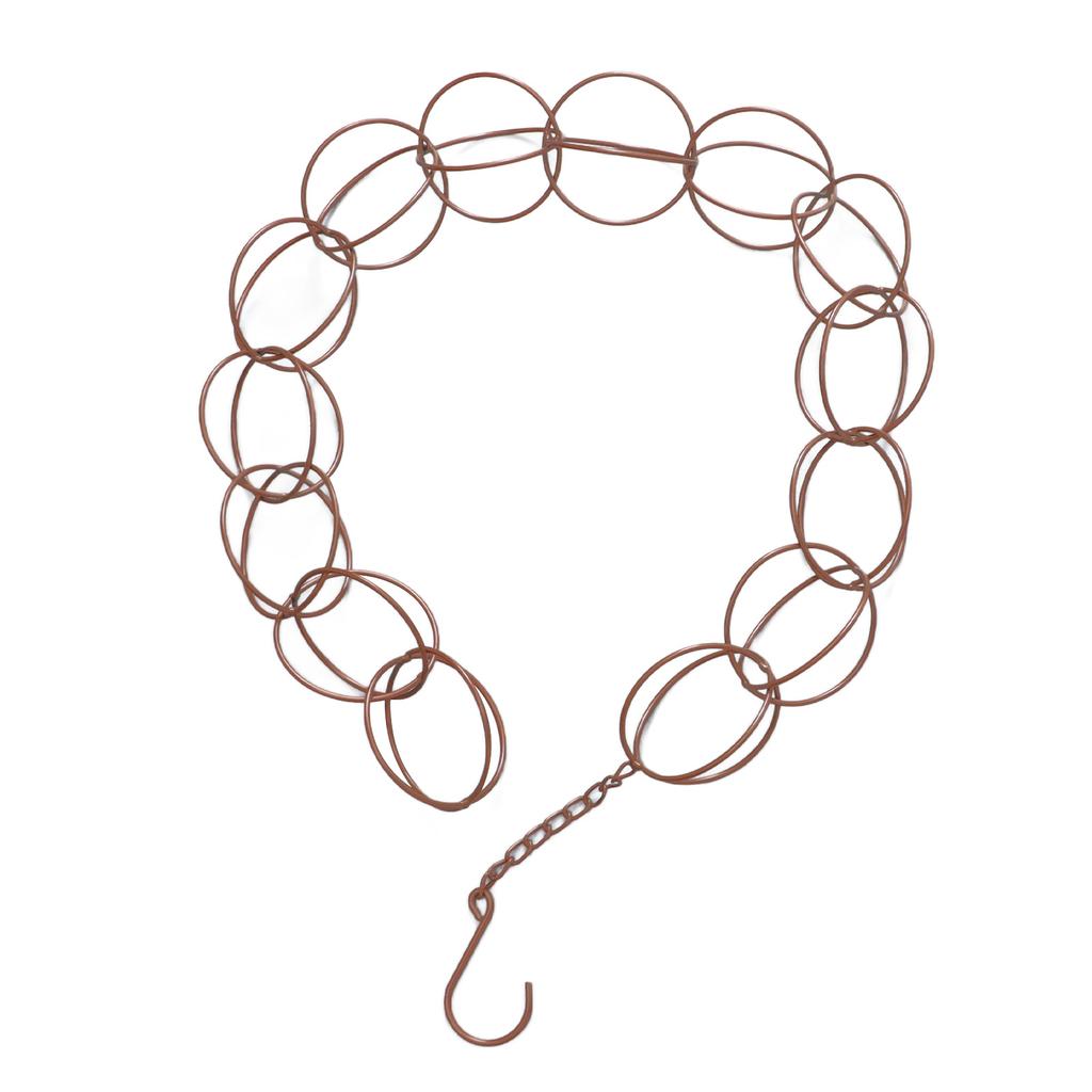 Металлическая дождевая цепочка с функцией дренажа, декоративное кольцо, ветряная музыка с крючком для дома, балкона, патио