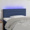 VidaXL LED Headboard Bedroom Furniture Single Bed Accessory Headboard Bed Frame Interior Blue 90x5x78/88 3121740