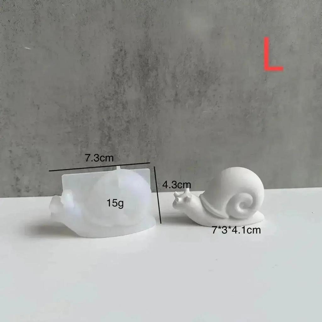 Crystal Epoxy Resin Mold Lovely Snail Animal Mold Silicone Molds Casting Mold Snail Making Plaster Mould For Home Decor Ornament