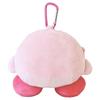 Factory Kirby Plush Zipper Mascot with H165 X W140 X D75mm T's Carabiner, Approx. (excluding Carabiner), HK-5546736KB