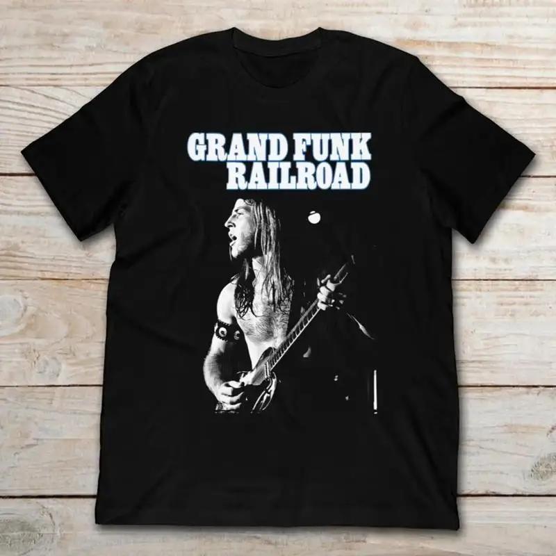 Grand Funk Railroad Band Live T Shirt Classic Black S 5XL UU079