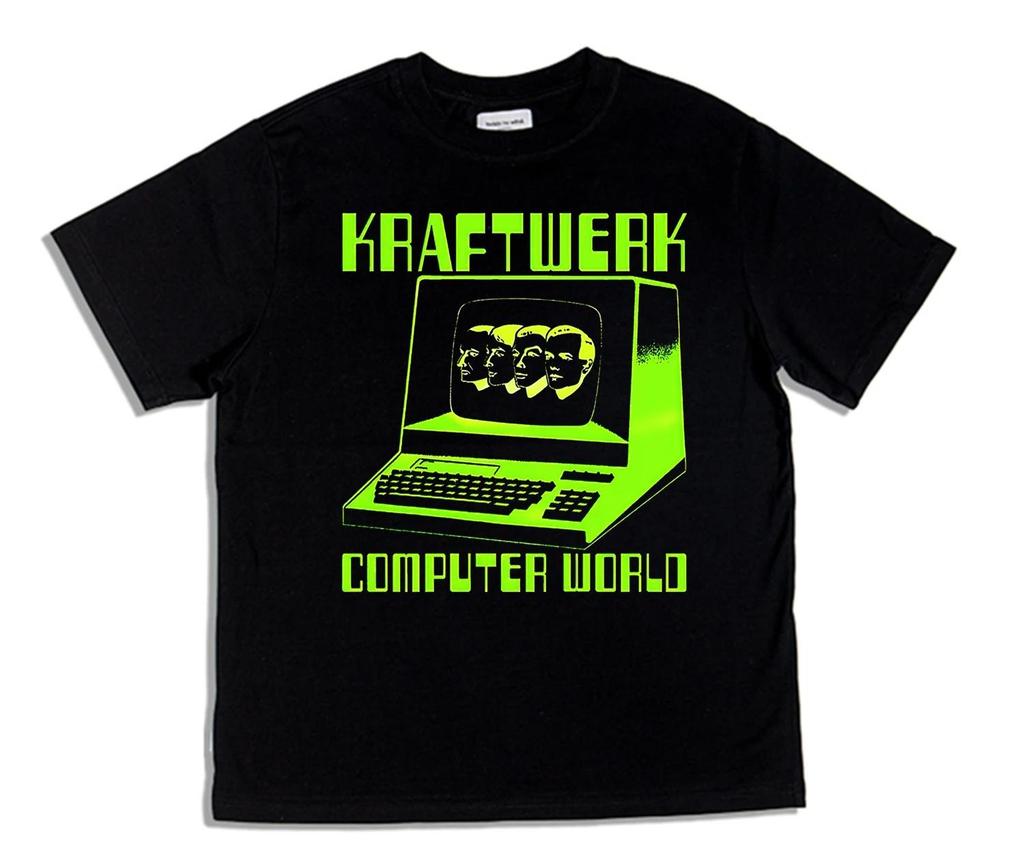 2025 Craft Rock Kraftwerk Электростанция Группа Принтованная футболка Чистый Тяжелый Хип-Хоп Высококачественный Роскошный Бренд Продажа Популярный