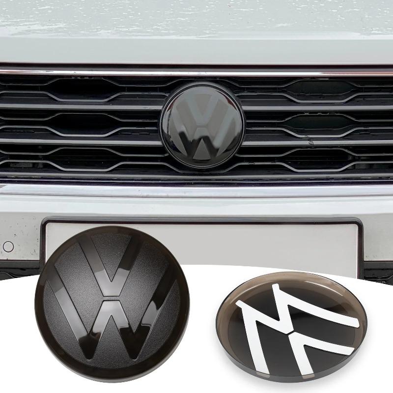 Hub Caps 1Set Car Front Radiator Grille Logo Sticker Rear Trunk Lid Badge Cover For Volkswagen VW Tiguan 2017 2018 2019 2020 202 gjsh77
