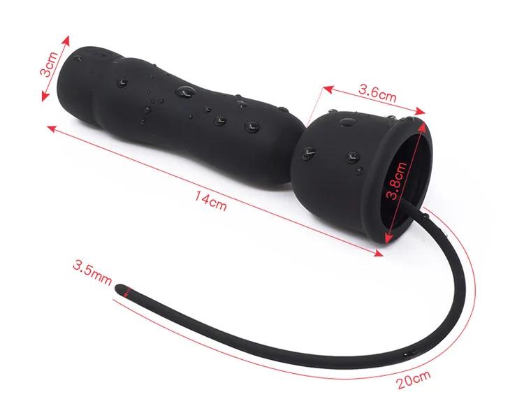 Уретральный катетер Мужской Звуковой Вибратор Силиконовый Мастурбатор Пробка Электрический Уретральный Дилататор Секс-Игрушки Эротические Товары Палочка для Лошадиного Глаза