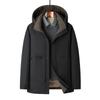 Winter New Thickened Young and Middle-aged Hooded Cold-proof Outdoor Men's Jacket Down Jacket