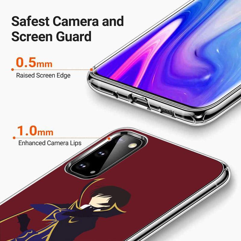 Мягкий чехол для телефона из мультфильма Код Гиас Лелуш для Samsung Galaxy A01 A11 A12 A22 A21S A31 A41 A42 A51 A71 A32 A52 A72 A02S