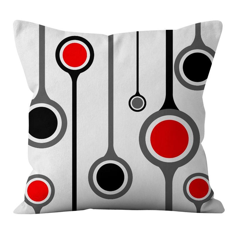 Персонализированная Модная Геометрическая Абстрактная Короткая Плюшевая Наволочка Домашняя Подушка Чехол для Подушки