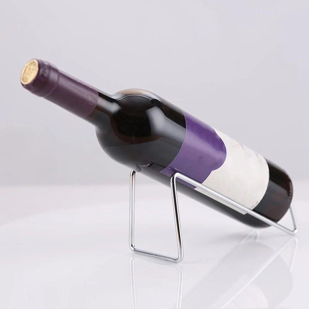 Electroplating Wine Rack Gold/Silver/Rose Gold Wine Bottle Holder Simple Wine Bottle Rack  Red Wine