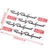 Trim Decals Vinyl Stickers Car Door Handle Decal WRC World Racing Car Stickers Dual Color Design