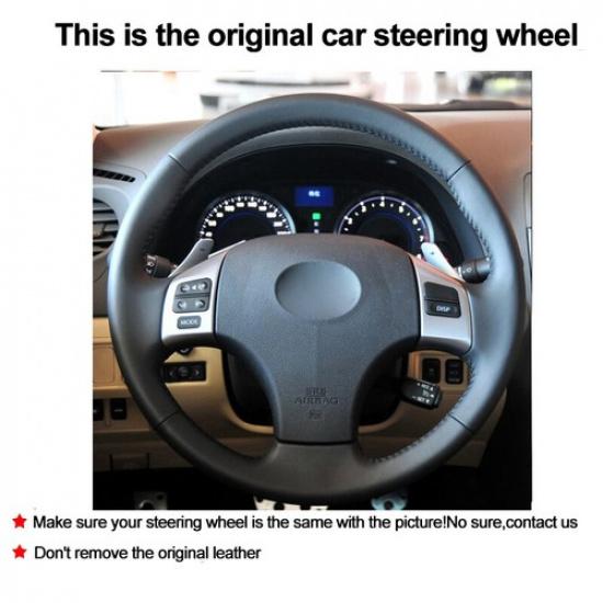DIY Car Steering Wheel Cover Suede For Lexus I ISS250 IS250C IS300 IS350 IS300C