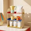 Large Capacity 3 Layers Desktop Storage Rack Dopamine Tea Bag Storage Rack  Kitchenware