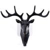 1pc Wall Hanging Hook Vintage Deer Head Antlers for Hanging Clothes Hat Scarf Key Deer Horns Hanger Rack