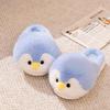 Women's Cozy Penguin Fuzzy Slippers - Non-Slip Soft Sole, Heel-Covered, Cotton House Shoes, Couple Style