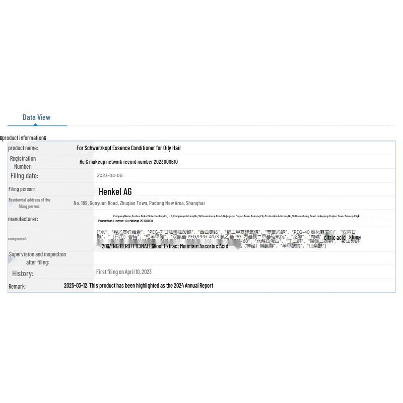 Schwarzkopf Ginger Essence Oil Control Shampoo & Conditioner Set