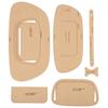 6Pcs Acrylic Leather Bag Template Transparent Manual DIY Portfolio Leather Craft