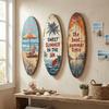 Summer Surfboard Wall Hanging Colorful Beach Decor Wall Art  Home Bedroom Decor