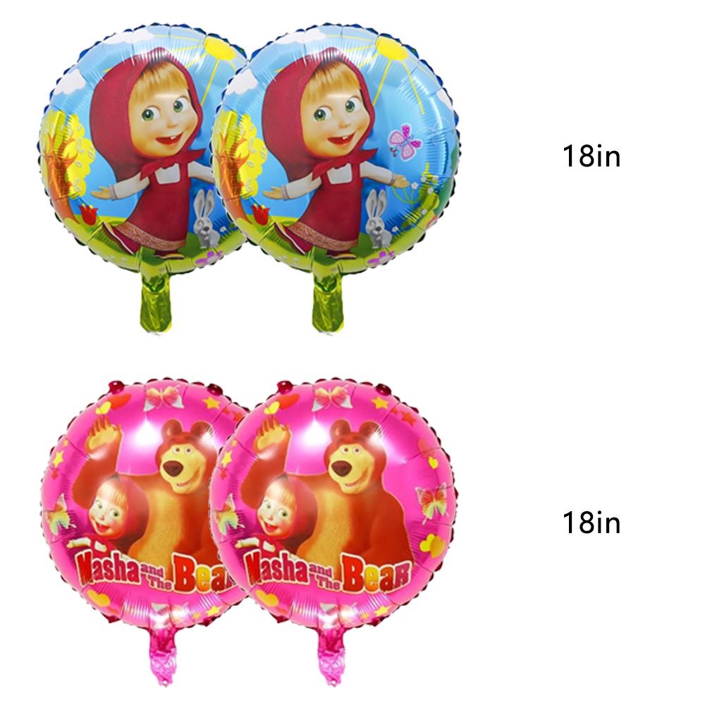 10 шт. Шары для украшения на день рождения Маша и Медведь для детей