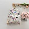 Adorable Cartoon Backpack Cute Girls Trendy Preschool Bag Durable Nylon Pink