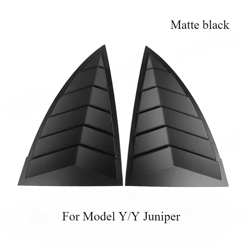 For Tesla Model 3/3 Highland Model Y/Y Juniper Rear Triangle Blinds Rear Triangle Window Spoiler Louver Shutter Cover Decoration