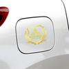 Car Badge Body Side Metal 3D Emblem Ears of Wheat Sticker Decal Auto Exterior Accessories for Mitsubishi Lancer Ex Evo ASX L200