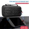 Game Console Storage Bag Protective Cover with 10 Card Slots Zipper Closure Shock-proof Impact Resistant Carrying Travel Bag for Switch 2