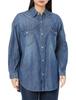 Lee Round Hem Work Blue Women's Shirt,