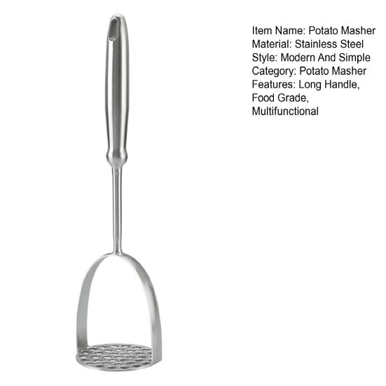 304 Нержавеющая сталь Картофелемялка с длинной ручкой пищевой многофункциональный ручной инструмент для измельчения моркови и овощей Кухонные гаджеты